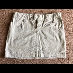 American Eagle khaki mini skirt